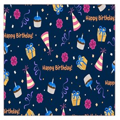 Party-hat Square Satin Scarf (36  X 36 ) by nateshop