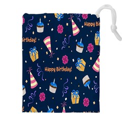 Party-hat Drawstring Pouch (4xl) by nateshop