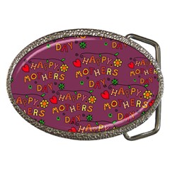 Seamless,happy Mothers Day Belt Buckles by nateshop