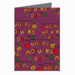 Seamless,happy Mothers Day Greeting Cards (pkg Of 8) by nateshop