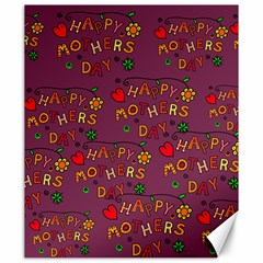 Seamless,happy Mothers Day Canvas 20  X 24  by nateshop