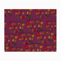 Seamless,happy Mothers Day Small Glasses Cloth (2 Sides) by nateshop