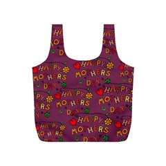 Seamless,happy Mothers Day Full Print Recycle Bag (s) by nateshop