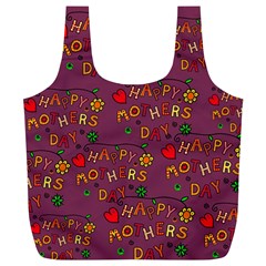 Seamless,happy Mothers Day Full Print Recycle Bag (xl) by nateshop