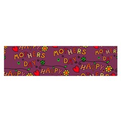 Seamless,happy Mothers Day Oblong Satin Scarf (16  X 60 ) by nateshop