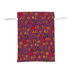 Seamless,happy Mothers Day Lightweight Drawstring Pouch (l) by nateshop