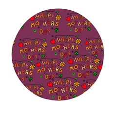 Seamless,happy Mothers Day Mini Round Pill Box (pack Of 5) by nateshop