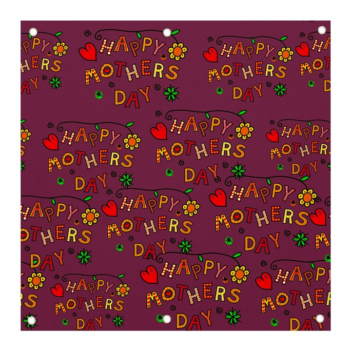 Seamless,happy Mothers Day Banner and Sign 3  x 3 