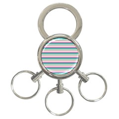 Stripes 3-ring Key Chain by nateshop