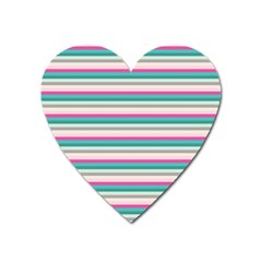 Stripes Heart Magnet