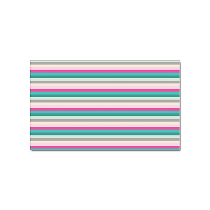 Stripes Sticker Rectangular (10 pack)