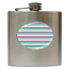 Stripes Hip Flask (6 oz)