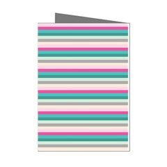 Stripes Mini Greeting Cards (pkg Of 8) by nateshop