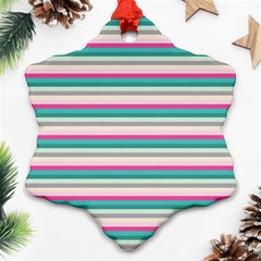 Stripes Ornament (snowflake)