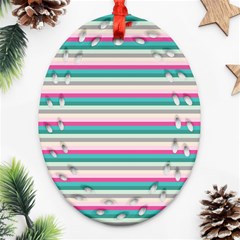 Stripes Ornament (oval Filigree) by nateshop