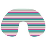 Stripes Travel Neck Pillow Back