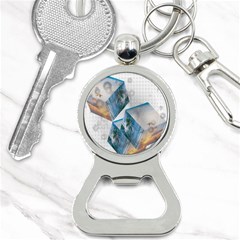 Cubes 3d Mockup Dots Game Cutout Bottle Opener Key Chain