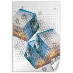 Cubes 3d Mockup Dots Game Cutout Canvas 20  x 30 