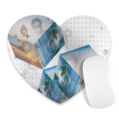 Cubes 3d Mockup Dots Game Cutout Heart Mousepad by danenraven