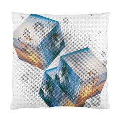 Cubes 3d Mockup Dots Game Cutout Standard Cushion Case (One Side)