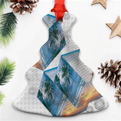 Cubes 3d Mockup Dots Game Cutout Ornament (Christmas Tree) 