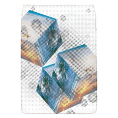 Cubes 3d Mockup Dots Game Cutout Removable Flap Cover (S)