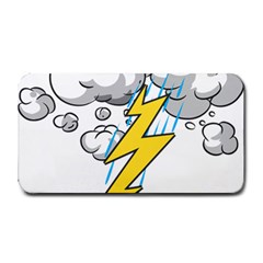 Storm Thunder Lightning Light Flash Cloud Medium Bar Mat by danenraven