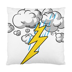 Storm Thunder Lightning Light Flash Cloud Standard Cushion Case (one Side) by danenraven