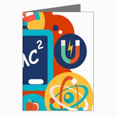 Natural Science Physics Laboratory Formula Greeting Cards (Pkg of 8)