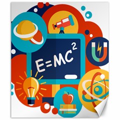 Natural Science Physics Laboratory Formula Canvas 20  x 24 