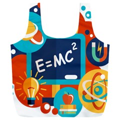 Natural Science Physics Laboratory Formula Full Print Recycle Bag (XXL)