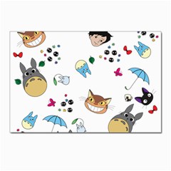 My Neighbor Totoro Cartoon Postcards 5  X 7  (pkg Of 10) by danenraven