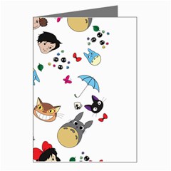 My Neighbor Totoro Cartoon Greeting Card by danenraven