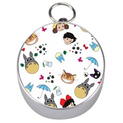 My Neighbor Totoro Cartoon Silver Compasses by danenraven