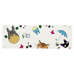 My Neighbor Totoro Cartoon Banner And Sign 6  X 2 