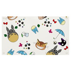 My Neighbor Totoro Cartoon Banner And Sign 7  X 4  by danenraven