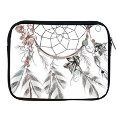 Dreamcatcher Feather Flower Illustration Art Apple Ipad 2/3/4 Zipper Cases by danenraven