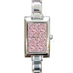 Batik-02 Rectangle Italian Charm Watch Front