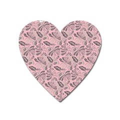 Batik-02 Heart Magnet by nateshop