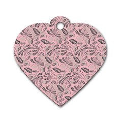 Batik-02 Dog Tag Heart (One Side)