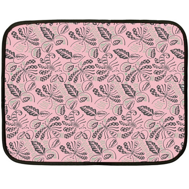 Batik-02 Fleece Blanket (Mini)