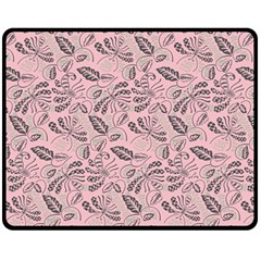 Batik-02 Fleece Blanket (Medium) 