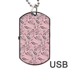 Batik-02 Dog Tag USB Flash (One Side)