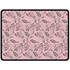 Batik-02 Double Sided Fleece Blanket (Large) 