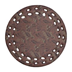 Batik-03 Round Filigree Ornament (two Sides) by nateshop