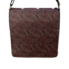 Batik-03 Flap Closure Messenger Bag (l) by nateshop