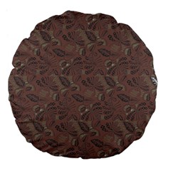 Batik-03 Large 18  Premium Flano Round Cushions by nateshop