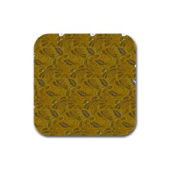 Batik-04 Rubber Square Coaster (4 Pack) by nateshop