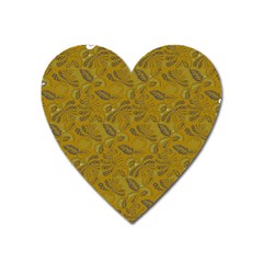 Batik-04 Heart Magnet by nateshop