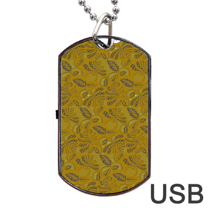 Batik-04 Dog Tag USB Flash (Two Sides)